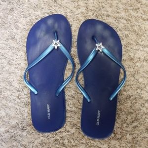 Patriotic 🌟 star 🌟 flip flops